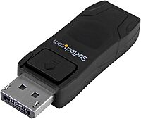 StarTech.com DisplayPort to HDMI Adapter - 4K 30Hz Compact DP 1.2 to HDMI 1.4 Video Converter - DP++ to HDMI Monitor/TV - Passive (DP2HD4KADAP)