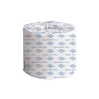 GEN Standard Bath Tissue, White Toilet Paper, 2-Ply, 4 x 3, 400 Sheets/Roll, Individually Wrapped, Commercial Case of 96 Rolls, Fits Standard-Roll Dispensers, Strong and Reliable