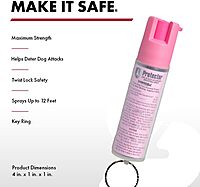 SABRE Protector Dog Spray with Key Ring, 14 Bursts, 12-Foot Range