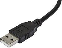 Monoprice PS/2 Keyboard/Mouse to USB Converter Adapter, Black