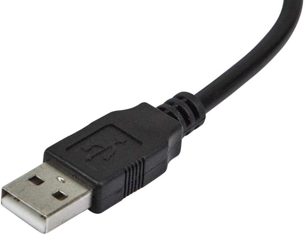 Monoprice PS/2 Keyboard/Mouse to USB Converter Adapter, Black