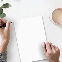 JAM PAPER Strathmore Cover Card Stock - Letter (8.5 x 11) - 50 Sheets