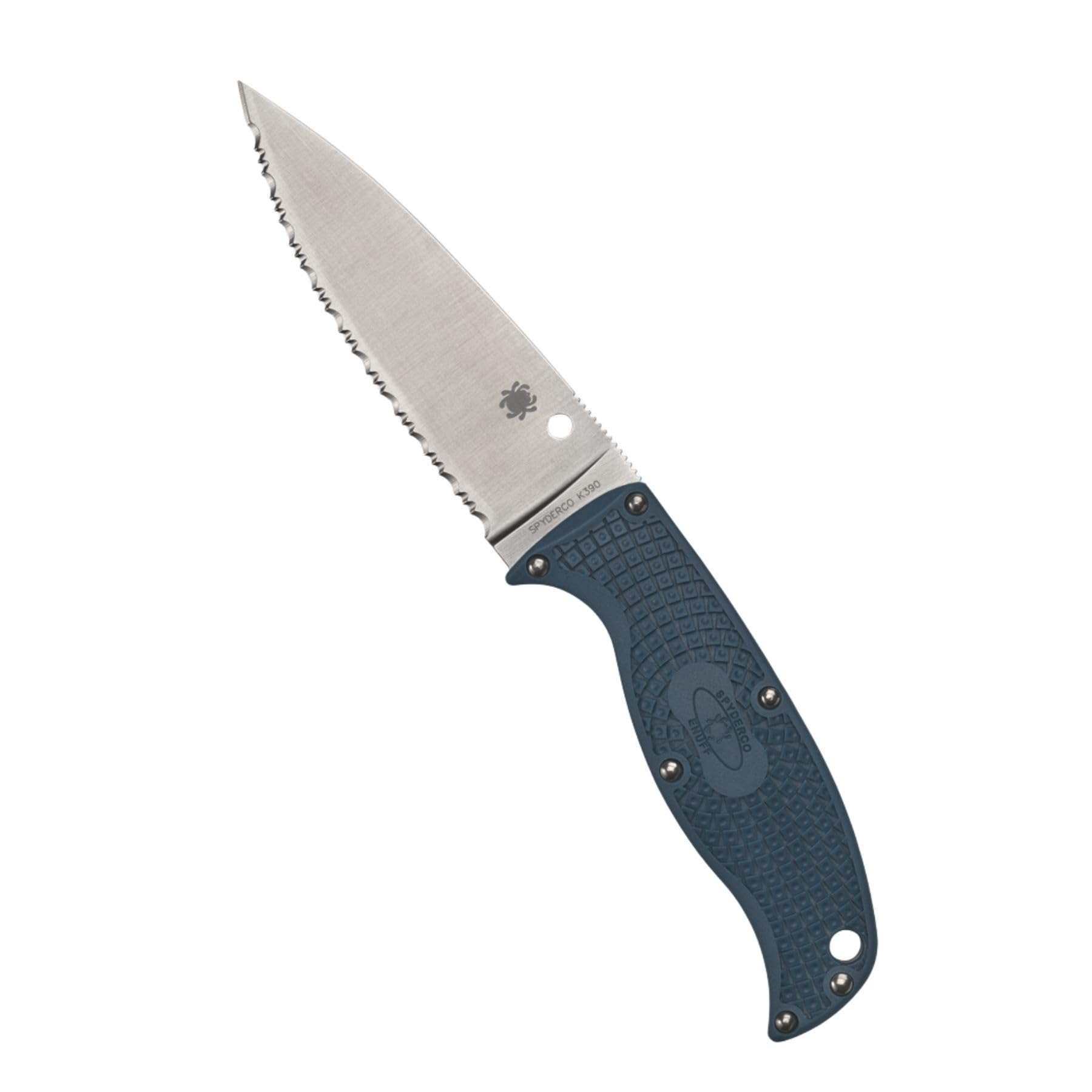 SPYDERCO Enuff 2 Fixed Blade Knife with FRN Handle and Polymer Sheath