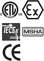 Nightstick XPP-5458G Intrinsically Safe Permissible Dual-Light Multi-Function Headlamp, Green