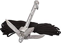 Scotty #797 Anchor Pack w/ 1.5-Pound Anchor Line in Watertight Jar,BLACK,Small