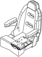 Taco Marine M20-1013A Taco Low Profile Adjustable Seat Slide