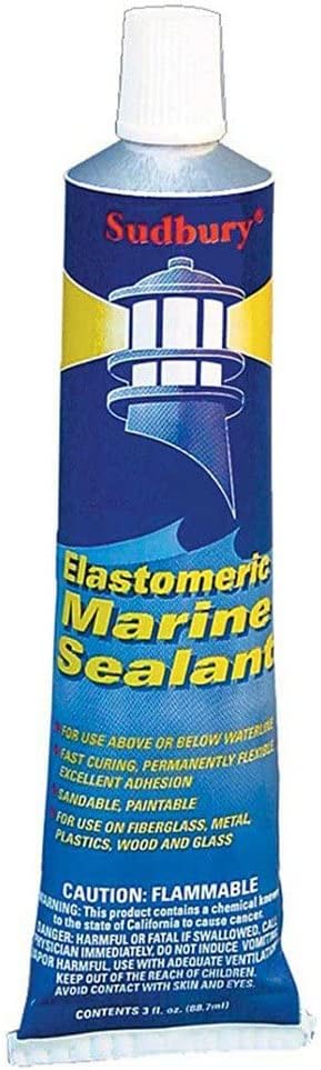 Sudbury 320 Elastomeric Marine Sealant, 3-Ounce, White