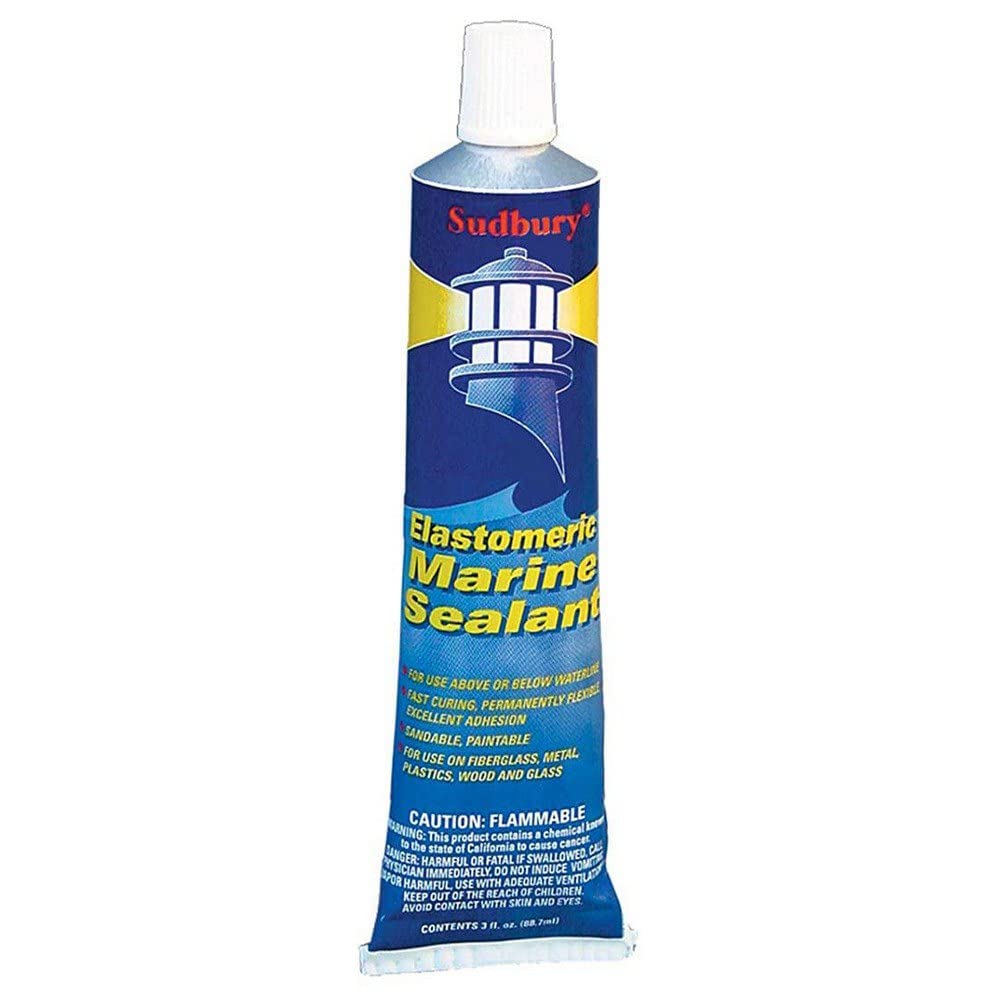 Sudbury 320 Elastomeric Marine Sealant, 3-Ounce, White