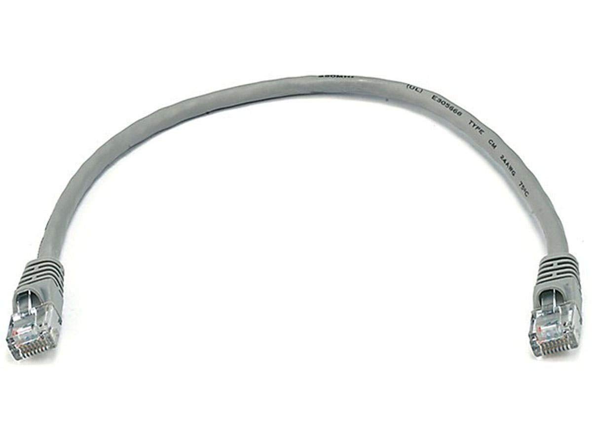 Monoprice Cat6 24AWG UTP Ethernet Patch Cable - Snagless RJ45, 550MHz, Pure Bare Copper