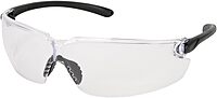 Crews BL010 BlackKat Safety Glasses Clear Uncoated Lens (12 Pair)