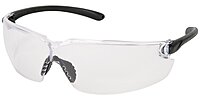 Crews BL010 BlackKat Safety Glasses Clear Uncoated Lens (12 Pair)