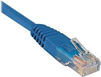 Eaton Tripp Lite Series Cat5e 350 MHz Molded (UTP) Ethernet Cable (RJ45 M/M), PoE - Blue, 25 ft. (7.62 m) - N002025BL