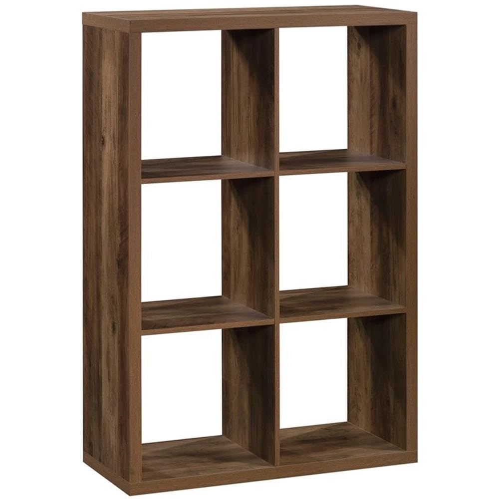 Sauder Select 44inH 6-Cube Organizer Storage Bookcase