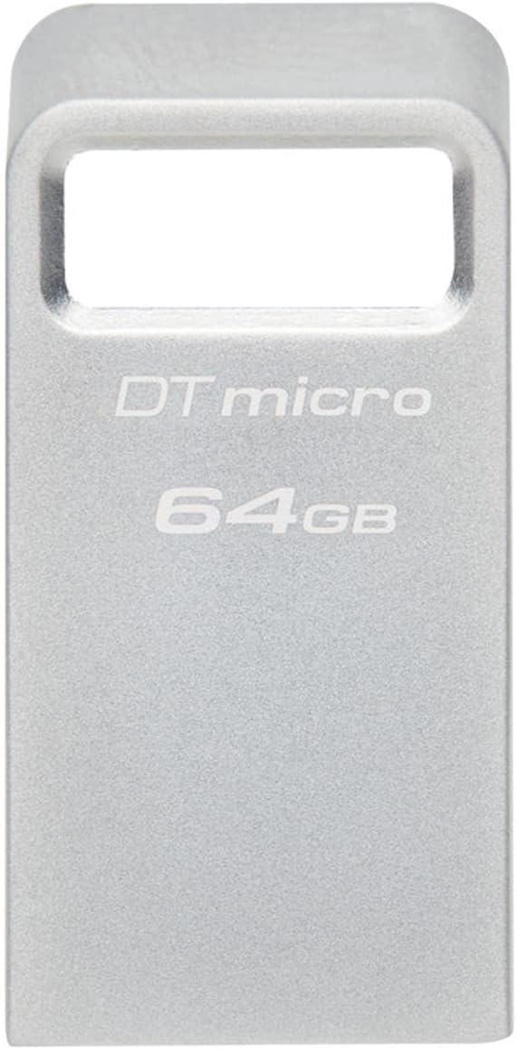 KINGSTON DataTraveler Micro USB Flash Drive | Ultra-Small Premium Metal | USB 3.2 Gen 1