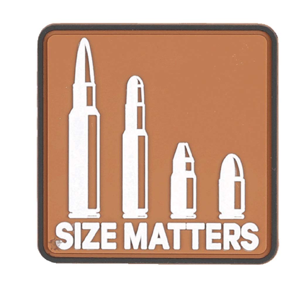 5ive Star Gear "Size Matters Quote Morale Patch, One Size, Multi-Colored