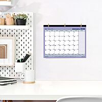 Brownline® 2026 Monthly Desk Pad Calendar, 12 Months, January to December, Three-Hole Punched, 11" x 8.5" (C181721-26)