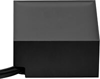 Bostitch Office Konnect Power Hub, Two Outlets Charging Station for Desktop, Shallow Tray Top, Black