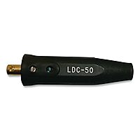 Lenco 05433 LDC-50 Black Male Dinse Style Cable Connector