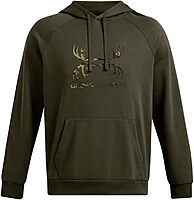 Under Armour Men's Rival Fleece Antler Wordmark Hoodie