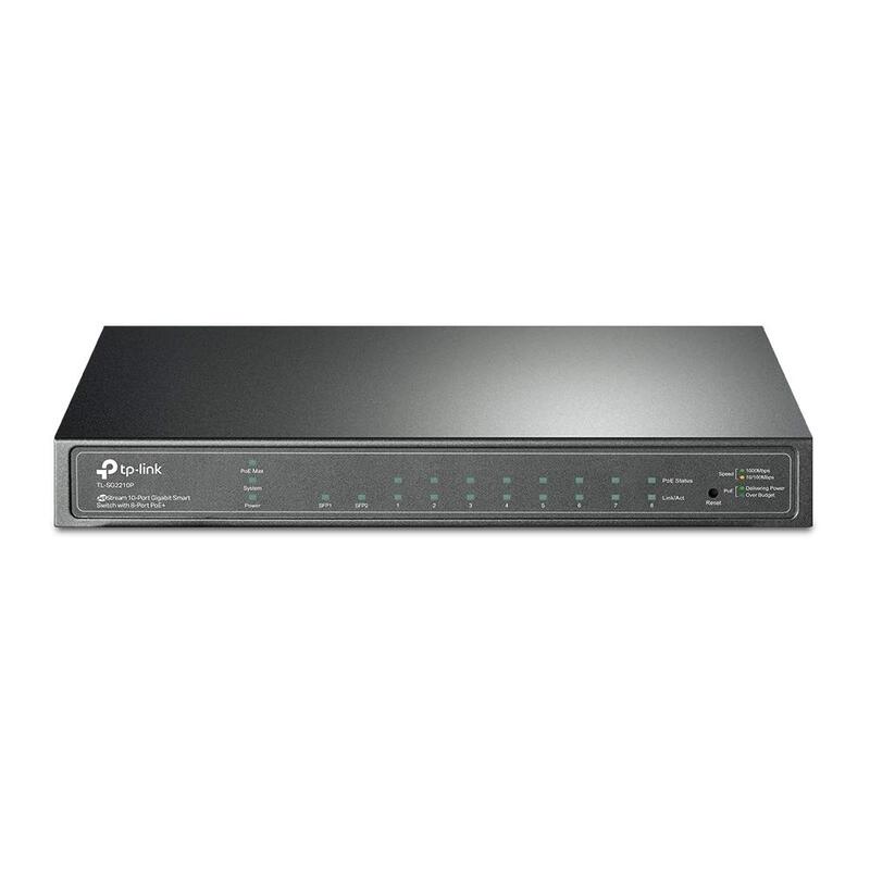 TP-LINK JetStream 8-Port Gigabit Smart Managed PoE Switch