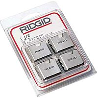 RIDGID 37850 Pipe Thread Die, 2", Alloy, 4 Pc, Silver