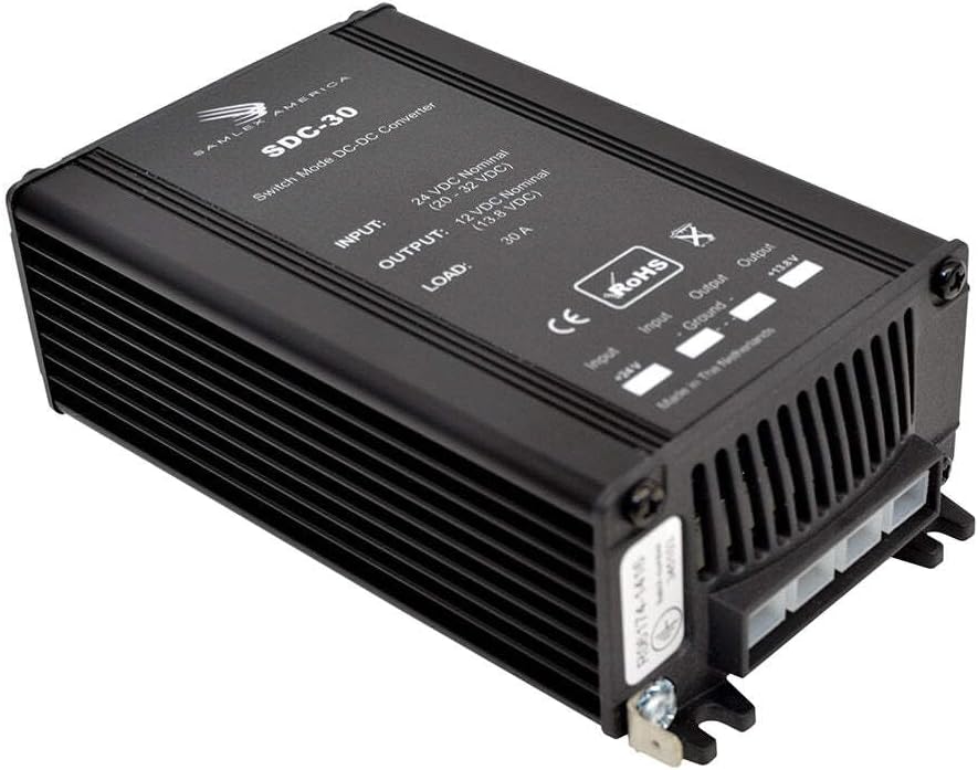Samlex 30A Non-Isolated Step-Down 24VDC-12VDC Converter