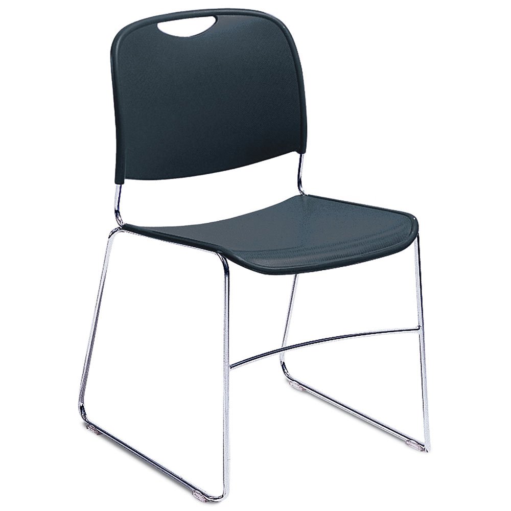 National Public Seating 8500 Stack Chair - Navy Blue