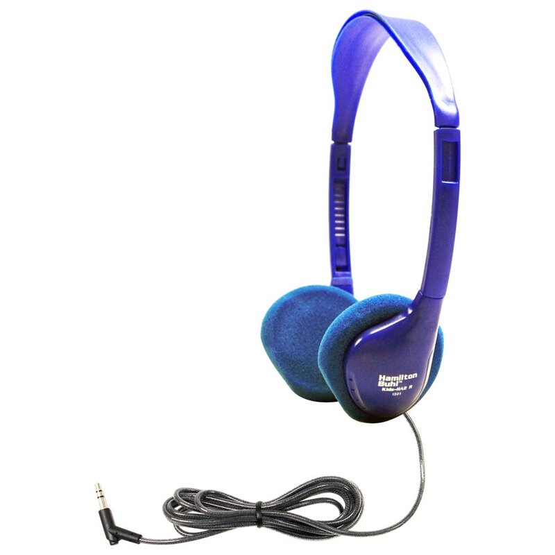 Hamilton Buhl Kids On-Ear Blue Stereo Headphone, Model: Kids-HA2