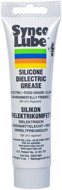 SUPER LUBE Silicone Dielectric & Vacuum Grease - 3 oz Tube