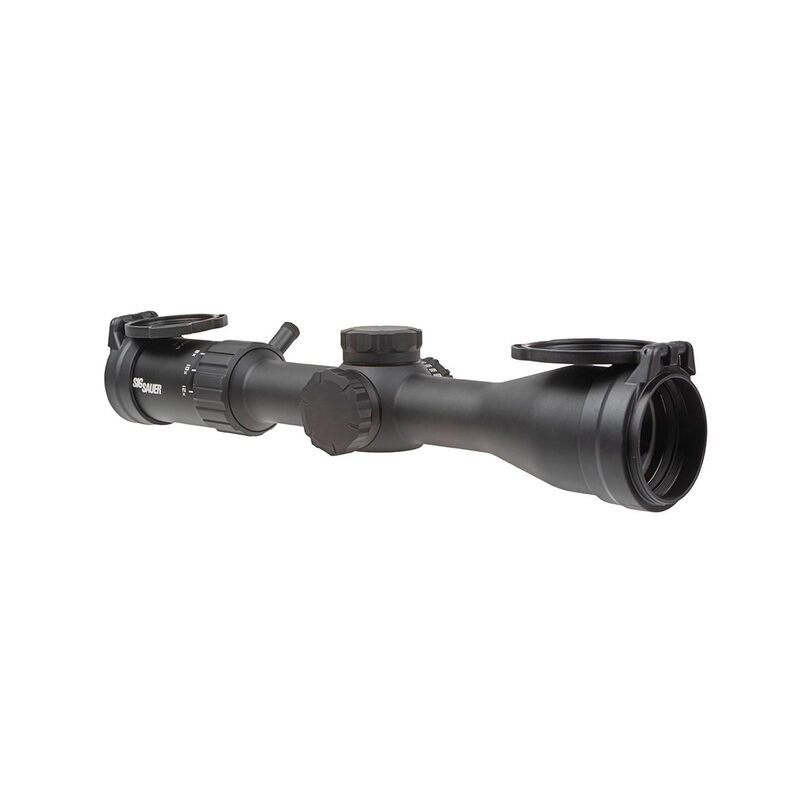 SIG SAUER WHISKEY4 Rifle Scope - Hellfire Quadplex Illuminated Reticle, Second Focal Plane