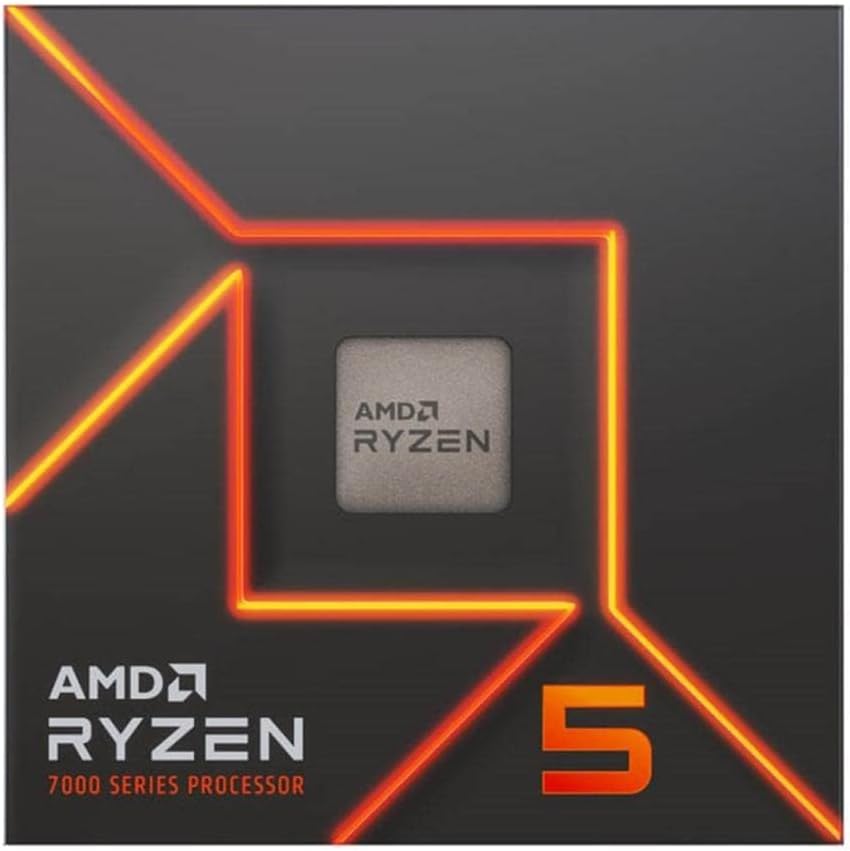 AMD Ryzen 5 7600 6-Core, 12-Thread Unlocked Desktop Processor