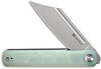 SENCUT Bronte Folding Pocket Knife with Front Flipper, 3.38 Inch 9Cr18MoV Reverse Tanto Blade