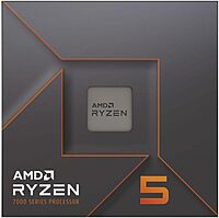 AMD Ryzen 5 7600X 6-Core, 12-Thread Unlocked Desktop Processor CPU Only Ryzen 5 7600X