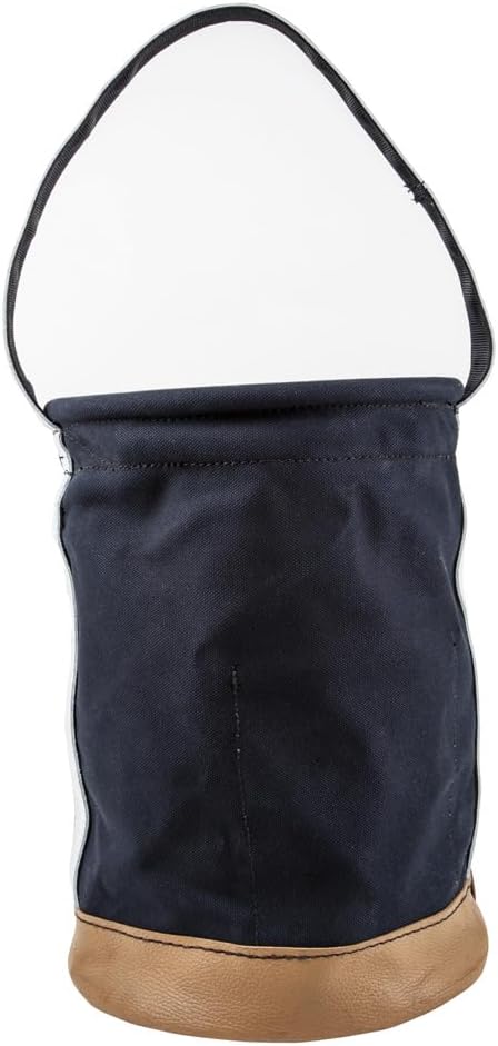 Klein Tools 5104FR Canvas Bucket, Flame-Resistant Tool Bucket Made of No. 4 Canvas, with Double-Reinforced Bottom