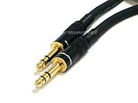 Monoprice 1/4-Inch TRS Male-to-Male Audio Cable, 16AWG, Gold-Plated