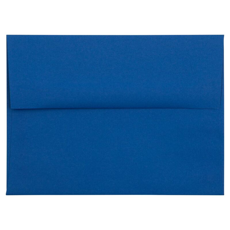 JAM PAPER Premium Invitation Envelopes - Presidential Blue