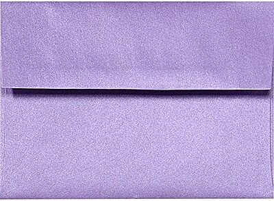 LUXPaper A2 Invitation Envelopes | Peel & Press | 4 3/8" x 5 3/4" | Amethyst Metallic | 80lb. Text | 1,000 Qty