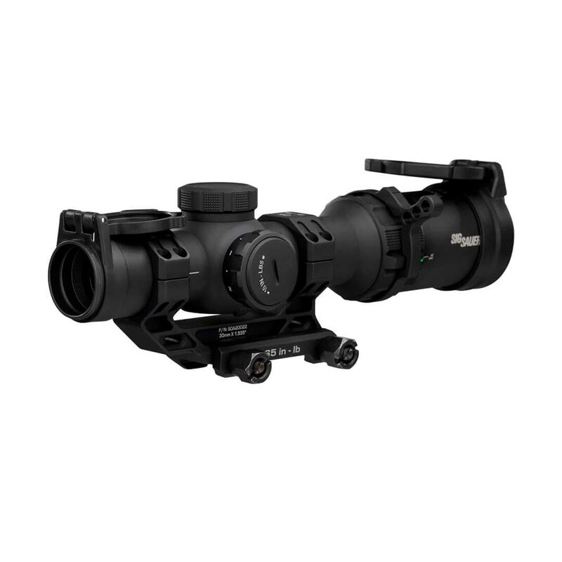 Sig Sauer Tango-MSR Compact LPVO 1-8x24 30mm Maintube Second Focal Plane/F2/SPF Waterproof Shockproof Hunting Scope | Illuminated MSR BDC-8 Reticle, 6 Illumination Settings (SOTMC81000)