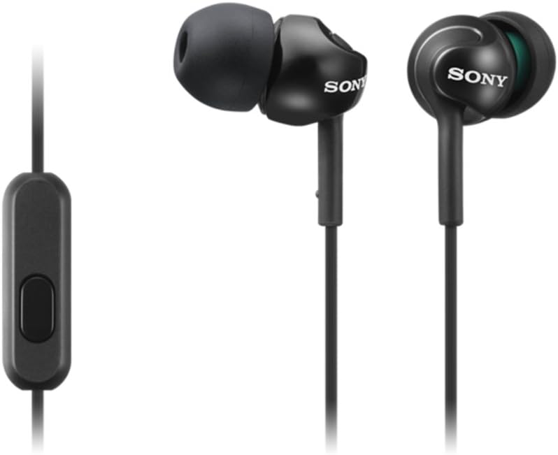 Sony EX Monitor In-Ear Headphones, Black, MDREX110AP/B