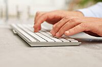 Cherry KC 6000 C Slim Keyboard Made with Mac Layout. Scissor Tech Typing for Near Silent. USB-C Wired. US Layout White