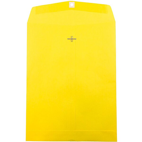 JAM PAPER 10 x 13 Open-End Catalog Envelopes with Clasp Closure