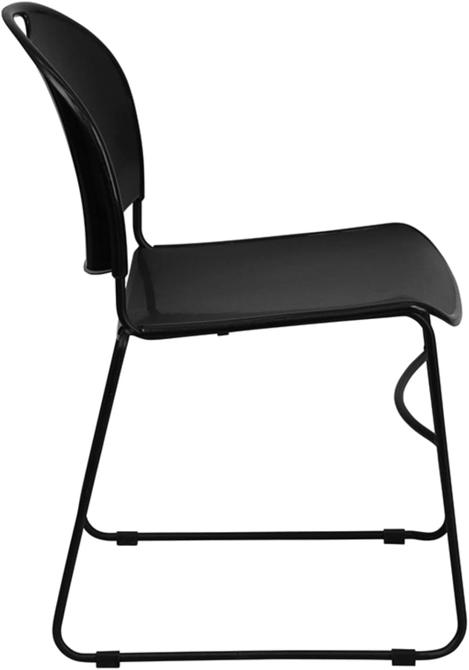 FLASH FURNITURE HERCULES Series 880 lb. Capacity Ultra-Compact Sled Base Stack Chair