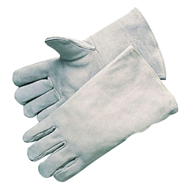 BEST WELDS 902-3000 - Economy Welding Gloves, Economy Shoulder Leather, Large, Gray, (12pk)