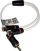Fusion RCA Cable Splitter - 1 Male to 2 Female - 1'