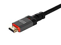 Monoprice 8K Certified Ultra High Speed HDMI Cable - Braided - HDMI 2.1, 8K@60Hz, 4K@120Hz, 48Gbps, HDR, VRR - 7F936F