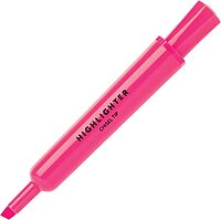 Office Depot Brand Chisel-Tip Highlighters, 100% Recycled Plastic Barrel, Assorted Fluorescent Colors, Pack Of 12