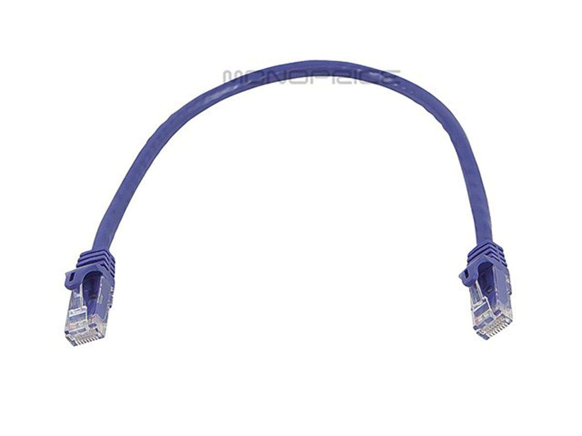 Monoprice Cat6 Flexboot Ethernet Patch Cable UTP 24AWG 550MHz Snagless RJ45