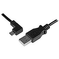 StarTech.com USB 2.0 A to Micro-B Angled Charge-and-Sync Cable