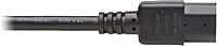 Tripp Lite Heavy-Duty Power Extension Cord 15A, 14AWG (Right Angle IEC-320-C14 to IEC-320-C13) 6-ft.(P005-006-14RA) , Black 6 ft. Right-Angle