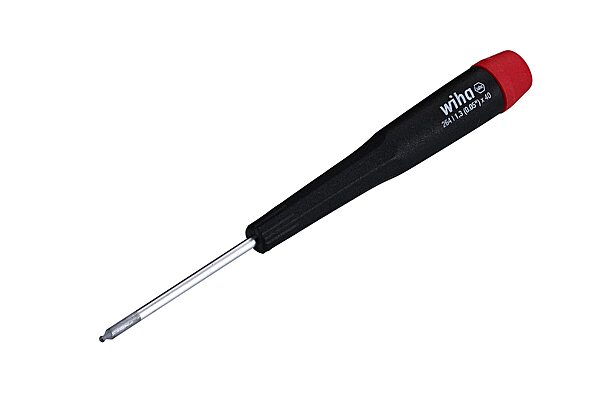 Wiha 26413 Ball End Hex Inch Screwdriver with Precision Handle, .050 x 1.57"